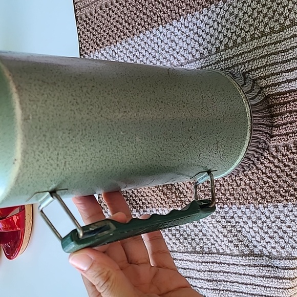 Stanley Vintage Aladdin Insulated Steel Thermos Bottle Green Quart 950 mL USA - Picture 6 of 12